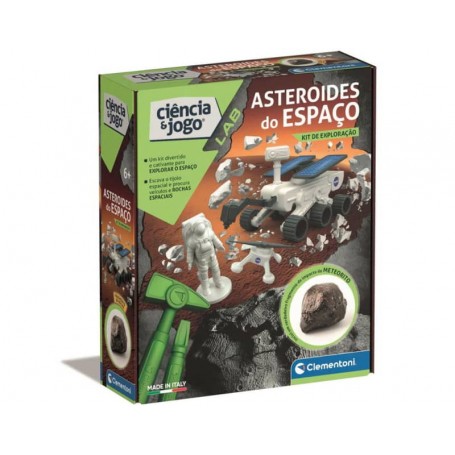 Clementoni Ciência e Jogo - Asteroides do Espaço: Kit Exploração