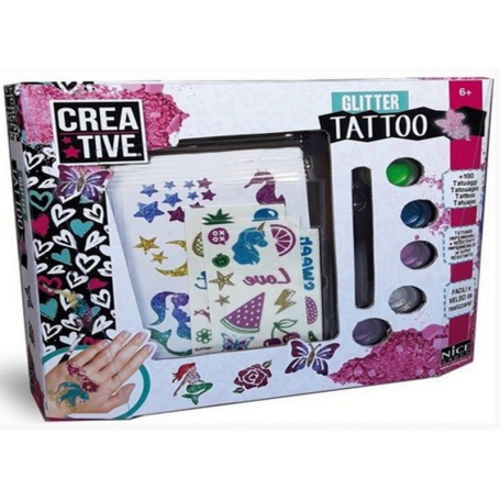 Creative - Tatuagens com Glitter Grandes