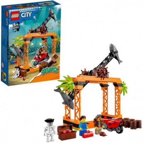 Lego - City: O Desafio de Acrobacias Com Ataque de Tubarão