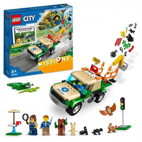 Lego - City: Missões de Resgate De Animais Selvagens