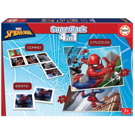 Educa - Superpack Spider-man 4 em 1