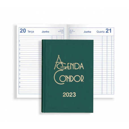 Firmo - Agenda de Escritório Condor Diária Verde 2023
