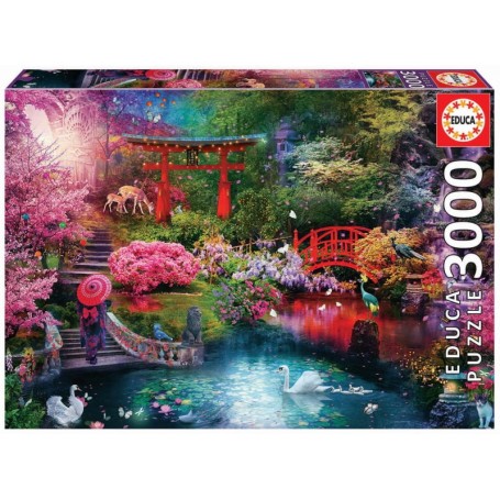 Educa - Puzzle Jardim Japonês de 3000 peças