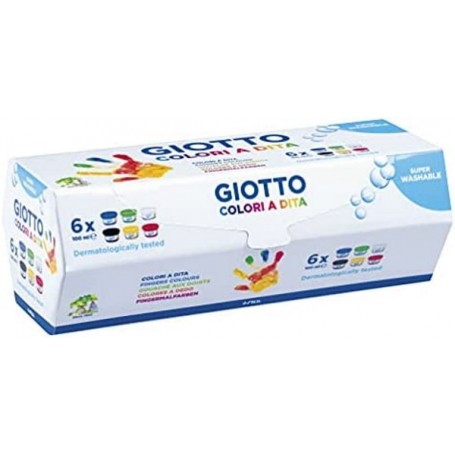 Giotto - Pintura a Dedos: 6 boiões
