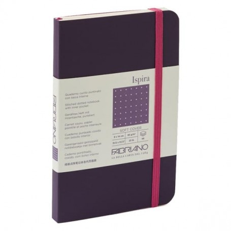 Fabriano - Caderno Ispira Soft com pontos: Purpura
