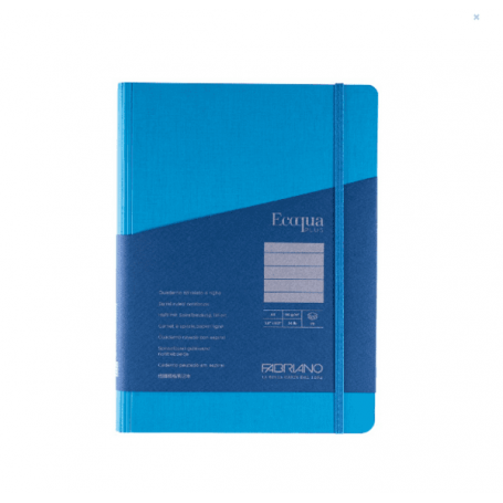 Fabriano - Caderno Ecoqua Plus de Linha: Azul Turquesa