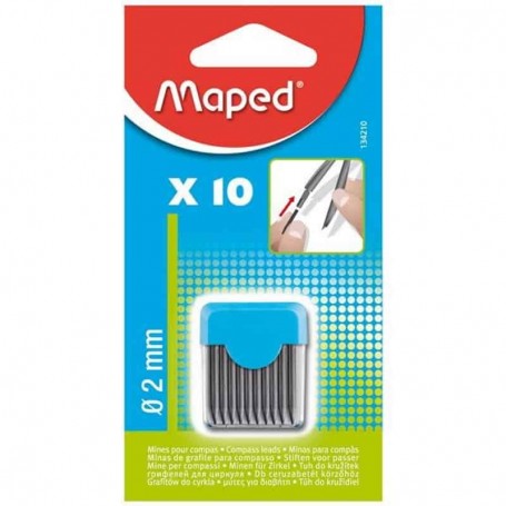 Maped - Cx 10 Minas P/ Compasso
