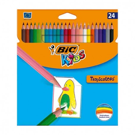 Bic - Lapis De Cor Kids TropicalColor 24