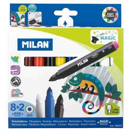Milan - Caixa 8+2 Marcadores Maxi