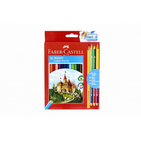 Faber-Castel - Eco Lápis De Cor CX.36 + 3 Bicolor