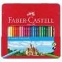 Faber-Castell - Caixa Metálica de 24 Lápis de Cor Hexa