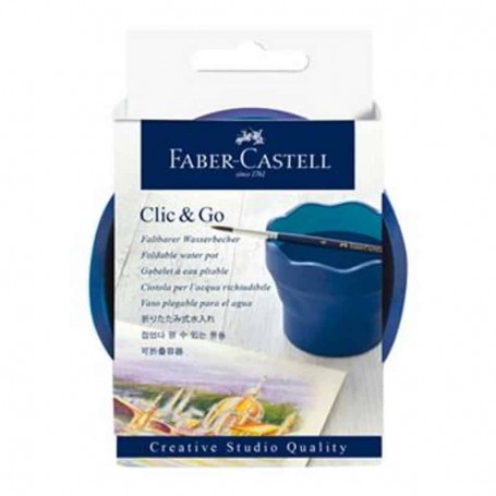 Faber Castell - Copo Lava Pinceis Azul