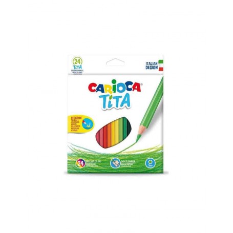 Carioca- Lápis Cor Carioca Tita com 24 Unidades