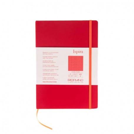 Fabriano - Caderno Ispira Hard Cover A5: Vermelho