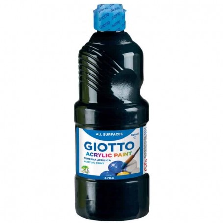 Giotto - Guache Acrílico Preto 500 ML