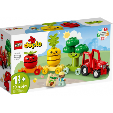 Lego - Duplo: Trator De Verduras e Frutas