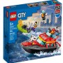 Lego - City: Barco De Resgate Dos Bombeiros