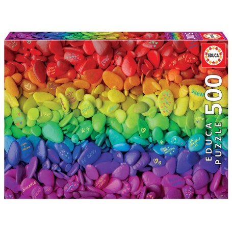 Educa - Puzzle Pedras Coloridas 500 Peças