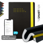 The SmartNotebook - Caderno Smart Flex, A5, Preto/Amarelo