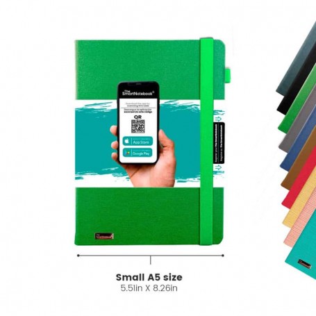 The SmartNotebook - Caderno Smart, A5, Verde Limão