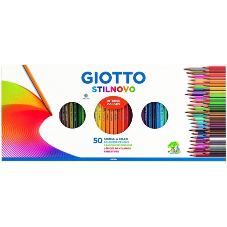 Giotto - Lápis De Cor Stilnovo 50 Unidades