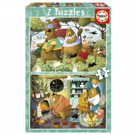 Educa - Puzzle 2X20 Contos do Bosque