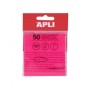 Apli - Notas Adesivas Transparentes 75X75 Rosa