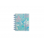Carchivo - Caderno Smart Notebook Ingeniox: A5, Pautado, Azul com Flores