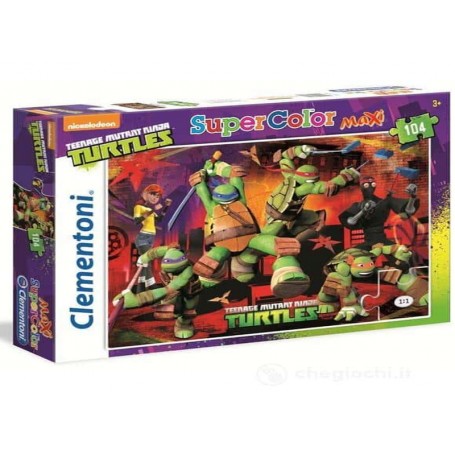 Clementoni - Puzzle Tartarugas Ninja 104 peças