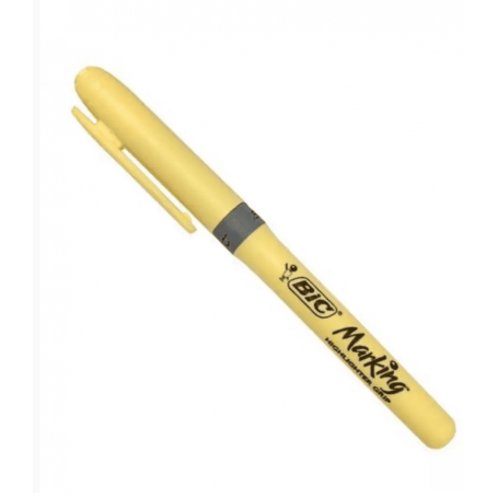 Bic - Marcador Fluorescente Amarelo Pastel
