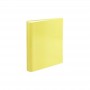 Carchivo - Dossier A4, 2 Argolas, Cartão Forrado, 2/25mm - Amarelo Pastel