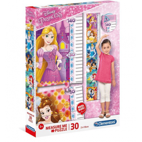 Clementoni- Puzzle Medida 30 Peças: Princesa Rapunzel