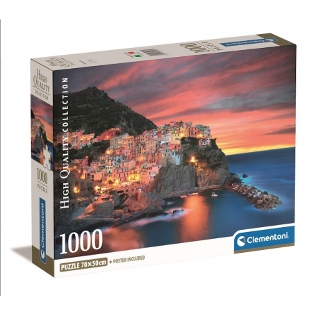 Clementoni - Puzzle 1000 Peças High Quality: Manarola