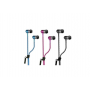 I-Total - Auriculares Com Micro e Efeito Zipper: Várias Cores (Unidade)CM2347