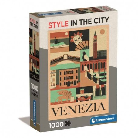 Clementoni - Puzzle Estilo na Cidade 1000 peças: Veneza