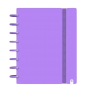 Carchivo - Caderno Smart Notebook Ingeniox Foam, A4, 80 Folhas, Pautado, Violeta