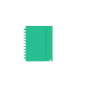 Carchivo - Caderno Smart Notebook Ingeniox Foam, A4, 80 Folhas, Pautado, Verde