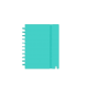 Carchivo - Caderno Smart Notebook Ingeniox Foam, A4, 80 Folhas, Pautado, Menta