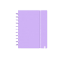 Carchivo - Caderno Smart Notebook Ingeniox Foam, A4, 80 Folhas, Pautado, Malva Pastel