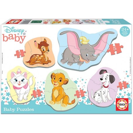 Educa - 5 Puzzles Animais da Disney 2