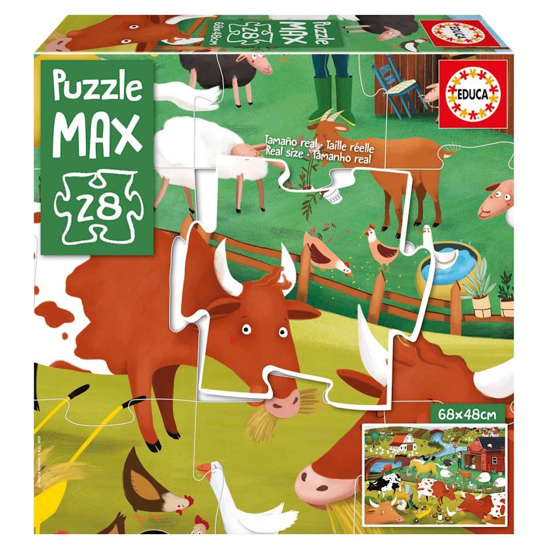 Educa - Puzzle 28 Peças Max: A Quinta