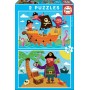 Educa - Puzzle 2X20 Peças: Piratas