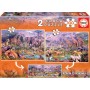 Educa - Puzzle 2X100 Peças: Animais Selvagens