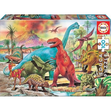 Educa - Puzzle 100 Peças de Dinossauros