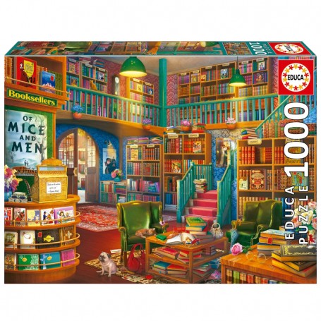 Educa - Puzzle 1000 Peças: Livraria