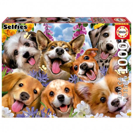 Educa - Puzzle 1000 Peças: Selfie de Cães