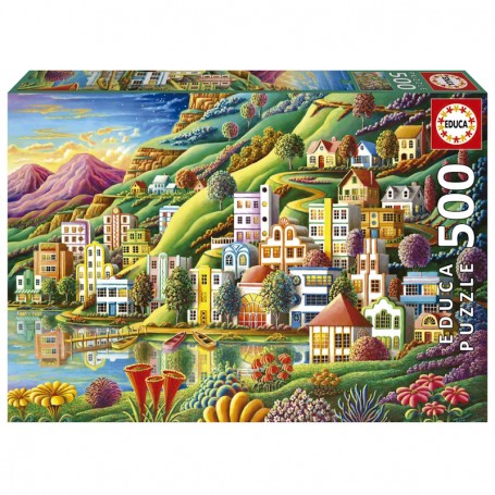 Educa - Puzzle 500 Peças: Porto Escondido