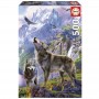 Educa - Puzzle 500 Peças: Lobos nas Pedras