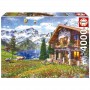 Educa - Puzzle 4000 Peças: Casa nos Alpes