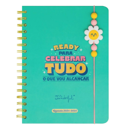 Mr. Wonderful - Agenda Wonder 2024-2025, Semanal, Ready Para Celebrar Tudo o que Vou Alcançar